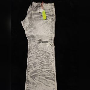 Smoke Rise Rip Knee Denim Jeans Big And Tall